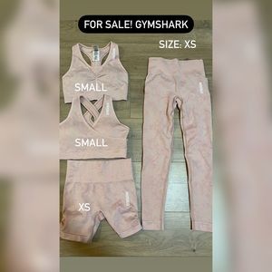 Gymshark- Pink Camo Set